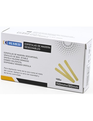 Depresores madera 100ud