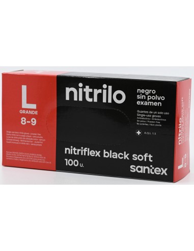 Guantes Nitrilo Negro